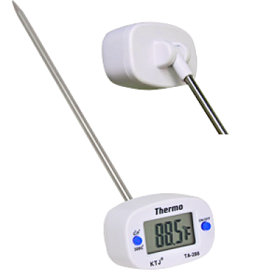 Термометр цифровой поворотный ТА-288 короткий щуп 4см
